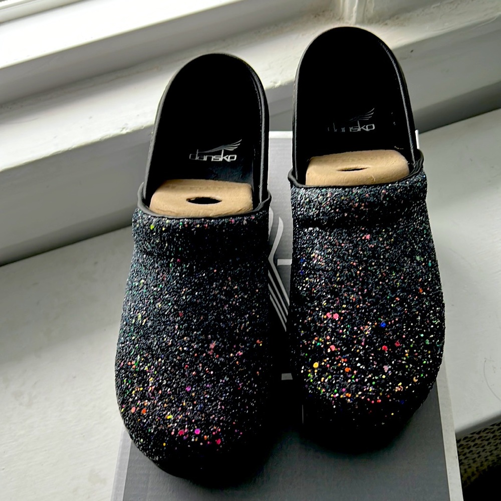 Dansko Professional Glitter Clogs